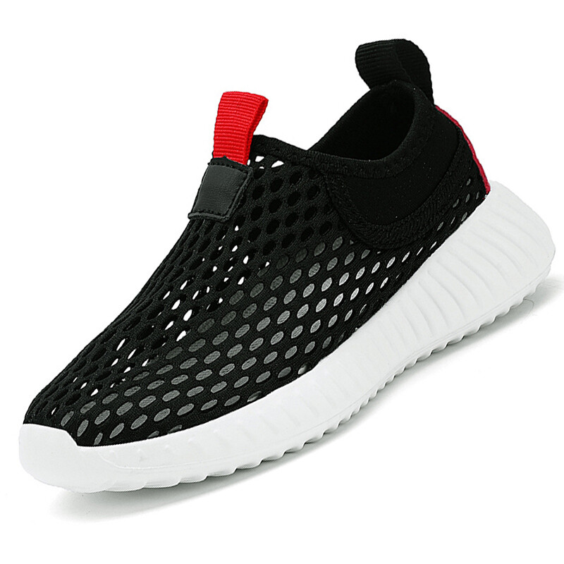 Bērnu apavi vasarā ērti elpojoši zēni meitenēm unisex tīklveida apavi Soft Slip On kedas Bērnu sporta apavi