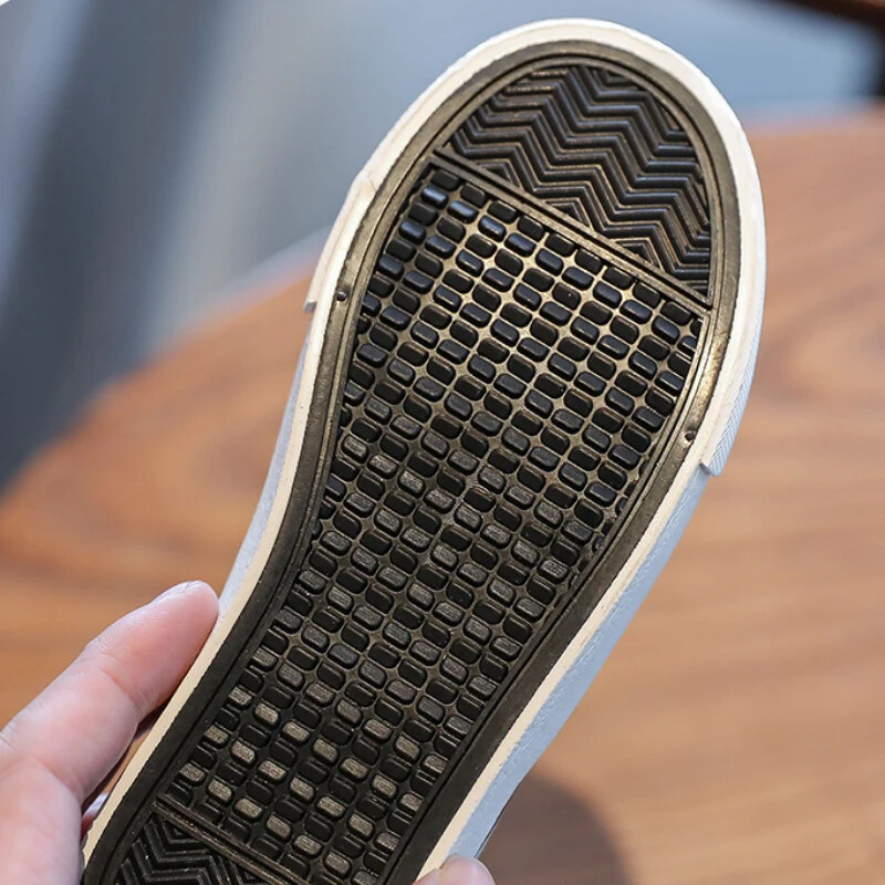 Dječje platnene cipele Bijele i crne kockaste ležerne tenisice Proljeće ljeto Prozračne mekane prodane modne cipele za dječake djevojčice