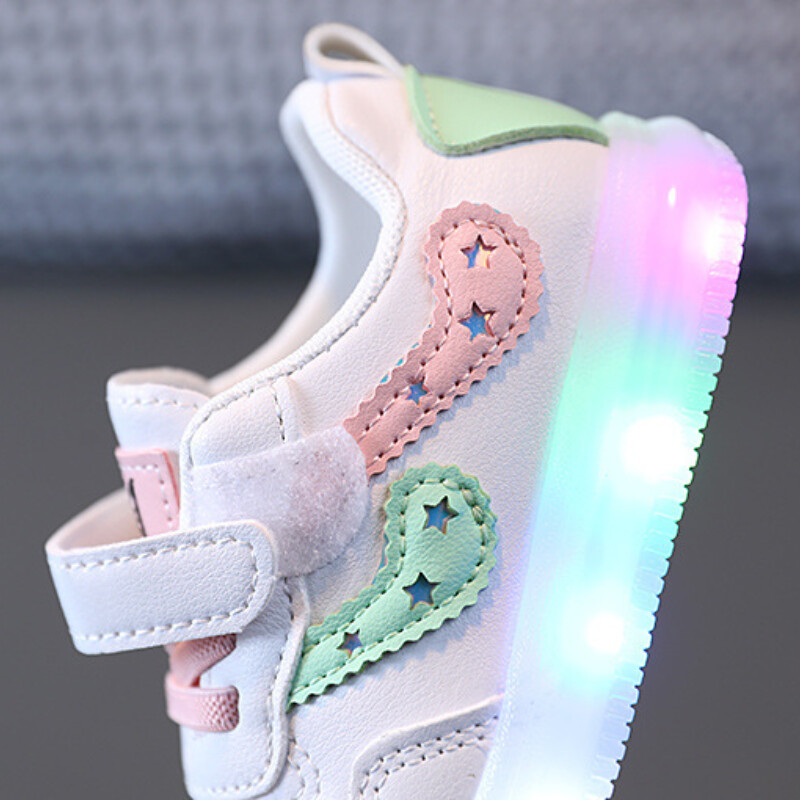 Bērnu kedas bērniem Led apgaismotas apavi zēniem meitenēm gaismas apavi Toddler zibspuldzes gaismas bērniem ikdienas apavi Studentu apavi