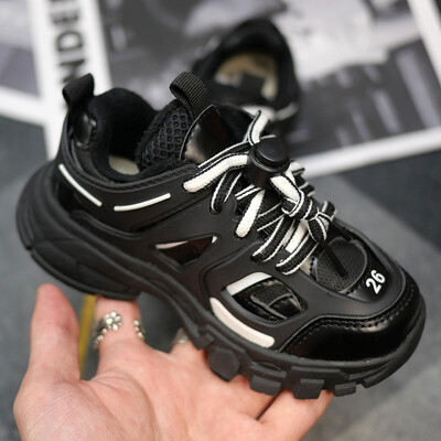 Primăvară Copii Pantofi sport noi Băieți Fete Moda pantofi greoi Bebeluși drăguți Color caramelă Pantofi ocazionali Copii pantofi alergare