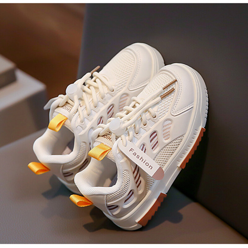 Nove dječje sportske tenisice za dasku 2024. Dječaci Mrežaste prozračne lagane tenisice za trčanje Studentice Bijele cipele za slobodno vrijeme na otvorenom