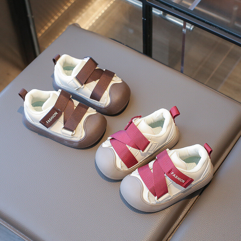 2024 Noua pantofi pentru copii pantofi ocazional pentru copii pantofi sport cu cerc și buclă pentru băieți fete tenis flexibili sugari pantofi plat anti-alunecare