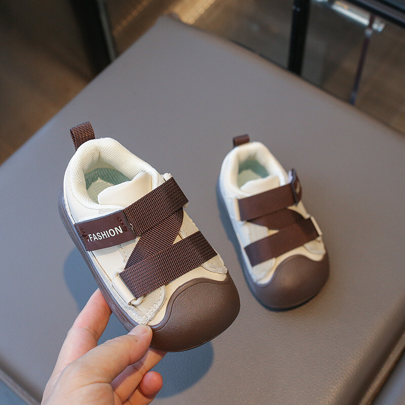 2024 Noua pantofi pentru copii pantofi ocazional pentru copii pantofi sport cu cerc și buclă pentru băieți fete tenis flexibili sugari pantofi plat anti-alunecare