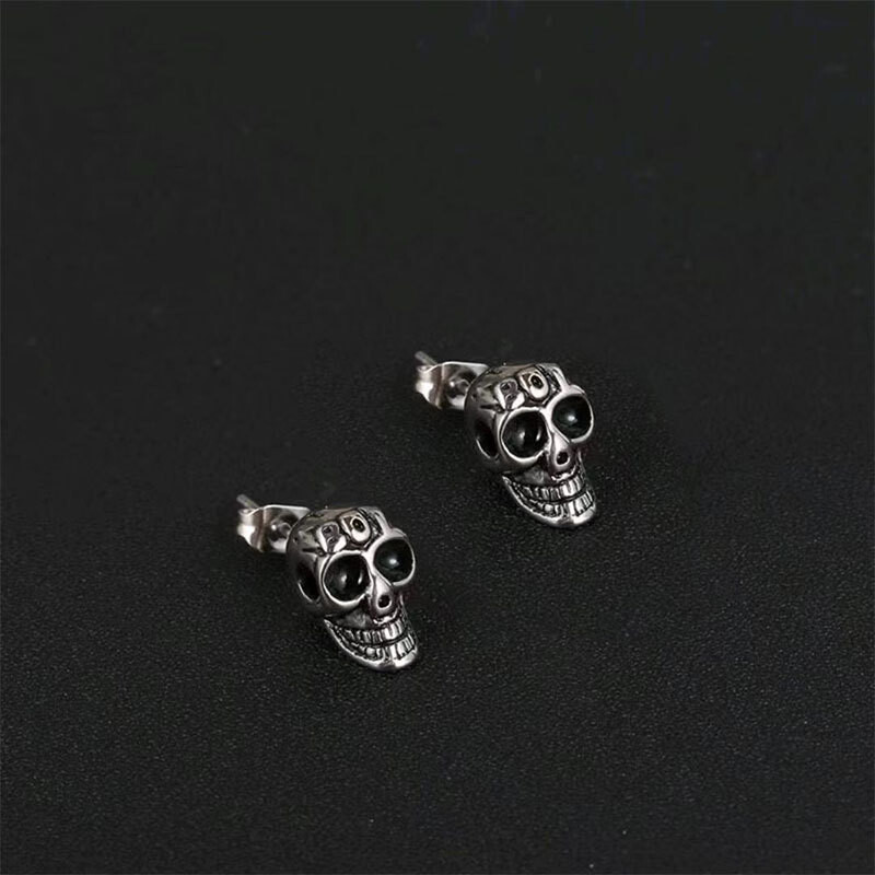 Prekogranični novi proizvod Naušnice s glavama duhova Gotičke retro naušnice s lubanjom Unisex naušnice Dodaci za Noć vještica