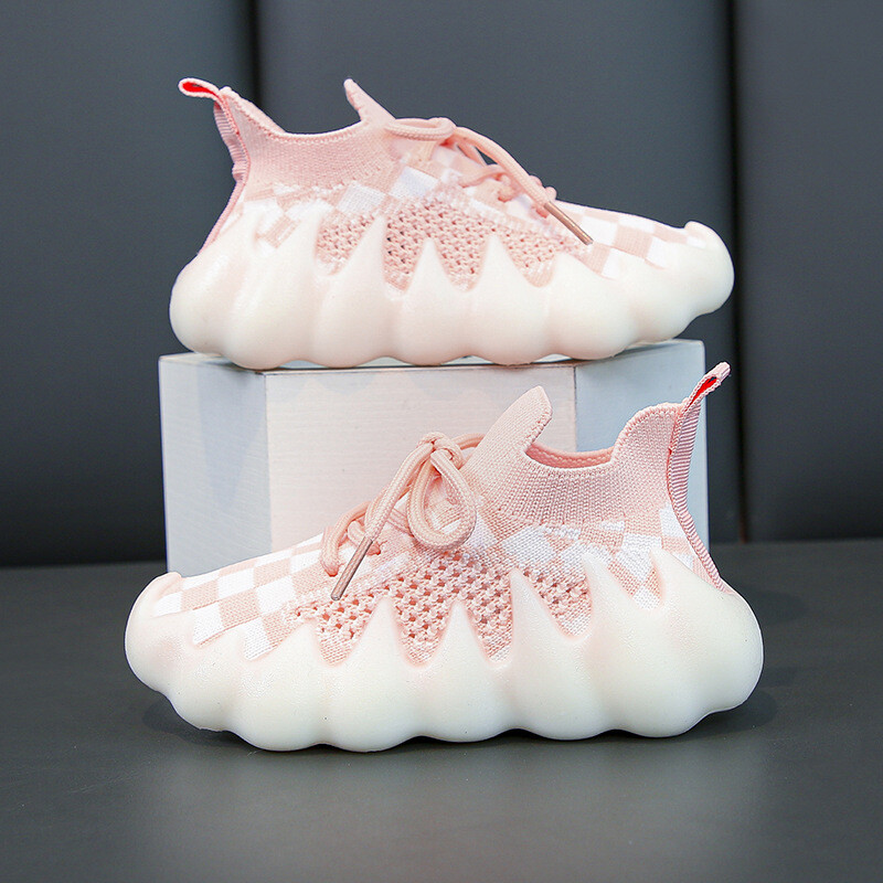 Pantofi ușori pentru copii, pantofi casual respirabili, pentru băieți, fete, anti-alunecare, pentru copii, pantofi de mers în aer liber, mărimea 28-30