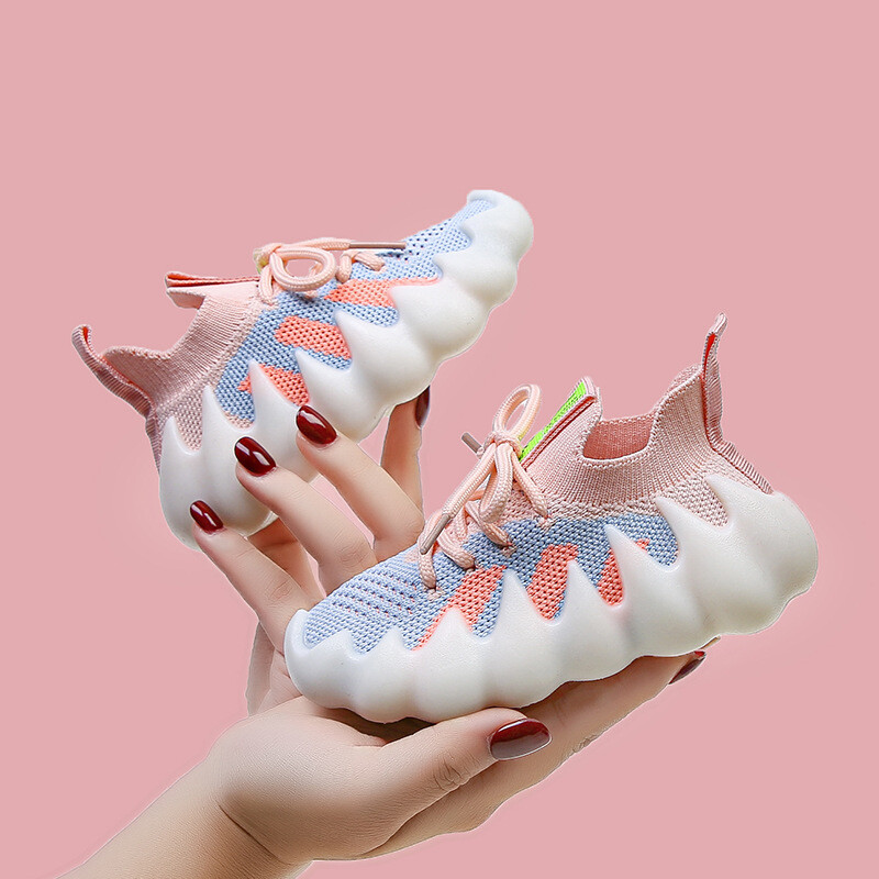 Pantofi ușori pentru copii, pantofi casual respirabili, pentru băieți, fete, anti-alunecare, pentru copii, pantofi de mers în aer liber, mărimea 28-30