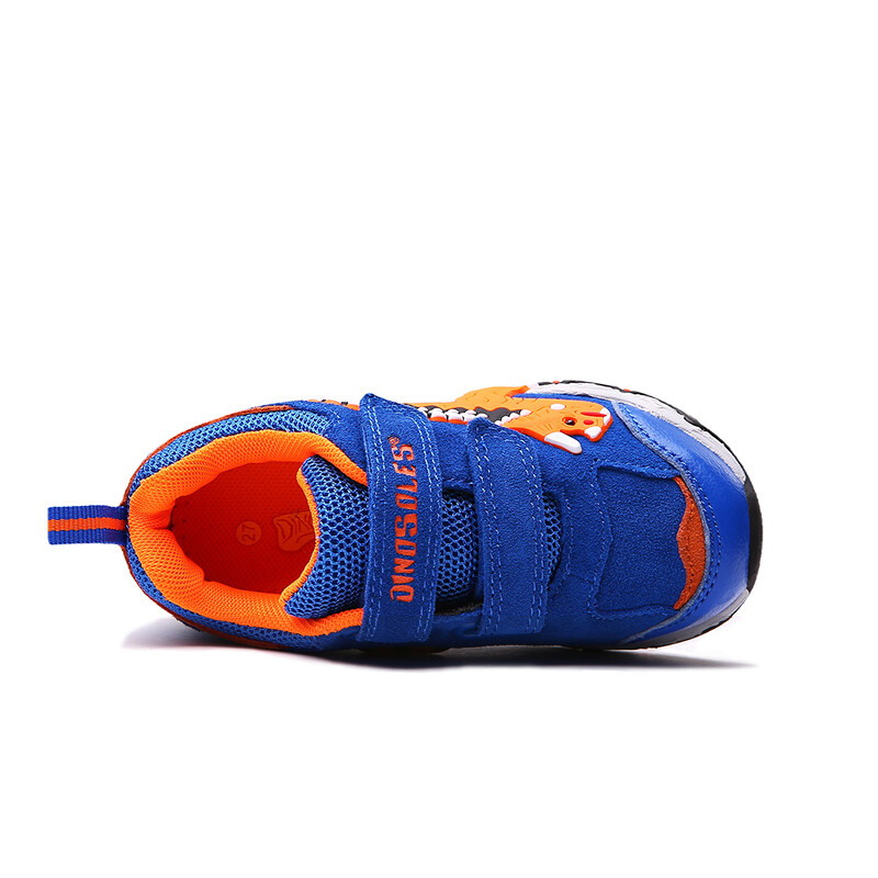 EXDINO Pantofi pentru copii Dinozaur LED Pantofi strălucitori Băieți Toamnă Super piele Micut Copii Runnning în aer liber Pantofi sport Moda