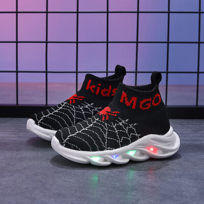 Disney Boys Αθλητικά Παπούτσια Μόδα Spiderman Παιδικά αναπνεύσιμα αθλητικά παπούτσια Μαλακής σόλας Αντιολισθητικά Παιδικά Υποδήματα εξωτερικού χώρου Casual Παπούτσια