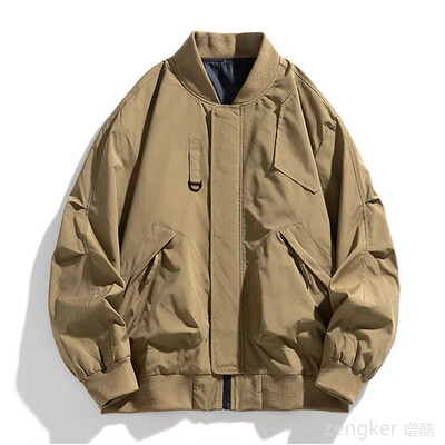 Proljeće jesen Jakna velikih veličina Muški džepni široki kaput modne marke 130 kg 7XL bomber jakna 5XL 6XL radna jakna