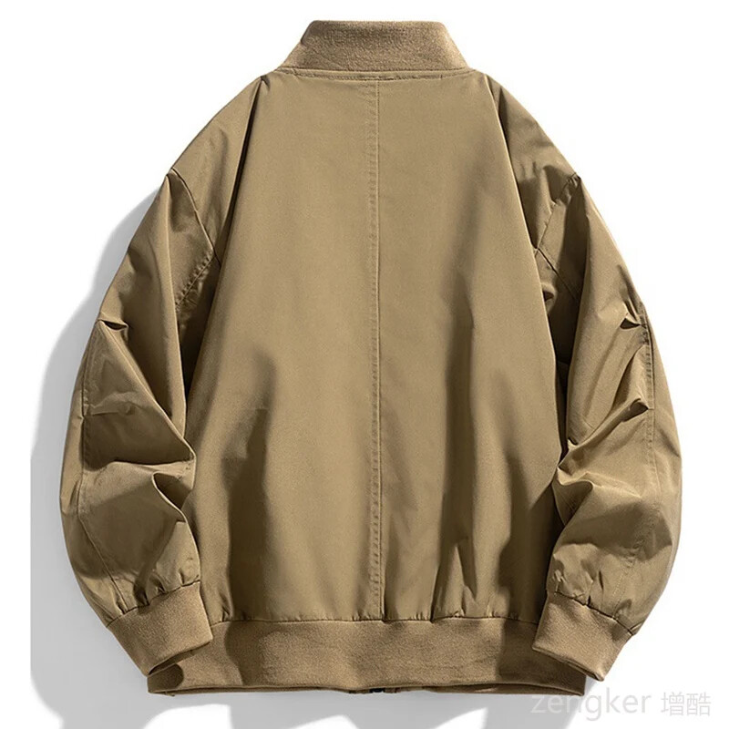 Proljeće jesen Jakna velikih veličina Muški džepni široki kaput modne marke 130 kg 7XL bomber jakna 5XL 6XL radna jakna