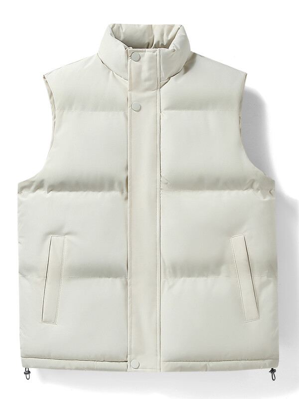 Vīriešu, studentu liela izmēra rudens ziemas kokvilnas veste virsdrēbes, stāvus apkakle, ikdienas biezināta tanka veste, zirgs, 135 kg, 8XL veste vīriešiem