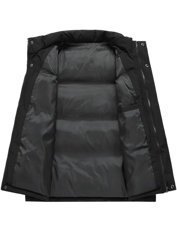 Vīriešu, studentu liela izmēra rudens ziemas kokvilnas veste virsdrēbes, stāvus apkakle, ikdienas biezināta tanka veste, zirgs, 135 kg, 8XL veste vīriešiem