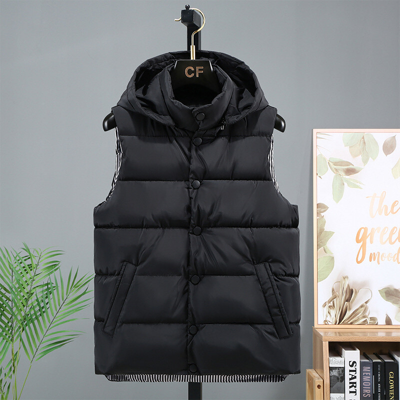 brand Muški zimski prsluk Muški topli podstavljeni prsluk Kaput 2021. Zimska muška jakna bez rukava Muški ležerni donji prsluci