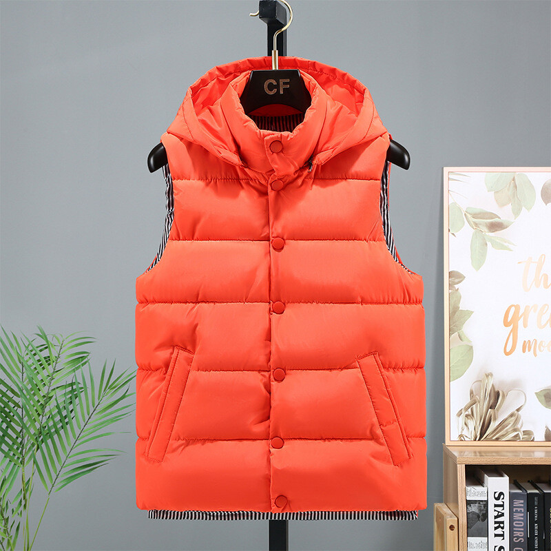 brand Muški zimski prsluk Muški topli podstavljeni prsluk Kaput 2021. Zimska muška jakna bez rukava Muški ležerni donji prsluci