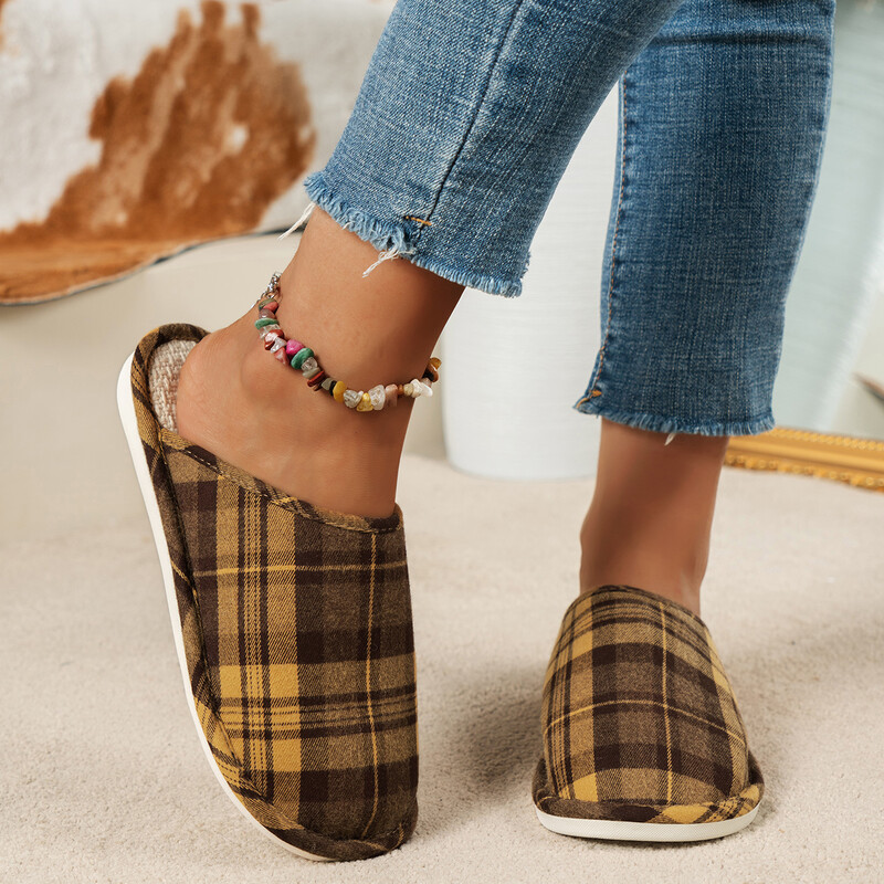 modne tople jesenske i zimske tanke niske papuče za unutarnje vanjske papuče za muškarce i žene za parove Putne kućne papuče