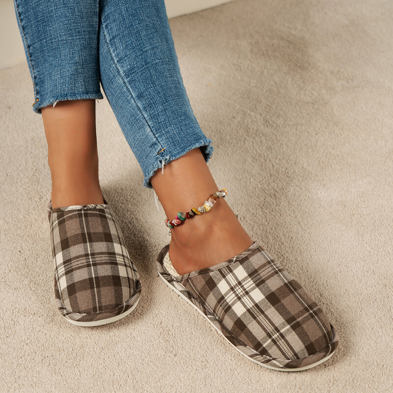 modne tople jesenske i zimske tanke niske papuče za unutarnje vanjske papuče za muškarce i žene za parove Putne kućne papuče