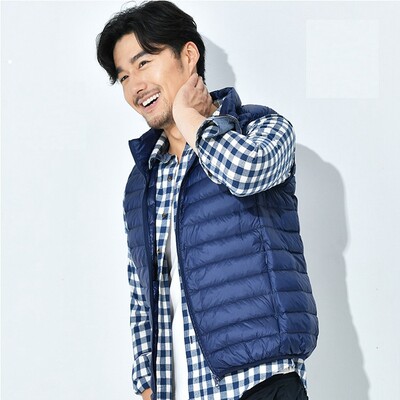 NewBang 7XL pentru bărbați, fără mâneci, caldă, vestă ultra ușoară, cu puf, pentru bărbați, iarnă, solidă, fără mâneci, pentru bărbați, ușoară, impermeabilă.