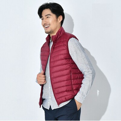 NewBang 7XL pentru bărbați, fără mâneci, caldă, vestă ultra ușoară, cu puf, pentru bărbați, iarnă, solidă, fără mâneci, pentru bărbați, ușoară, impermeabilă.