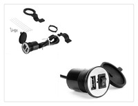 Încărcător de telefon mobil USB pentru motociclete, sursă de alimentare rezistentă la apă pentru Kawasaki ZZR600 Z900 Z650 VERSYS 1000 VULCAN S 650cc Z750
