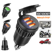 Προσαρμογέας φορτιστή μοτοσικλέτας για BMW Πρακτικά χρήσιμα αξεσουάρ μοτοσικλέτας QC3.0 USB ανθεκτικό ολοκαίνουργιο