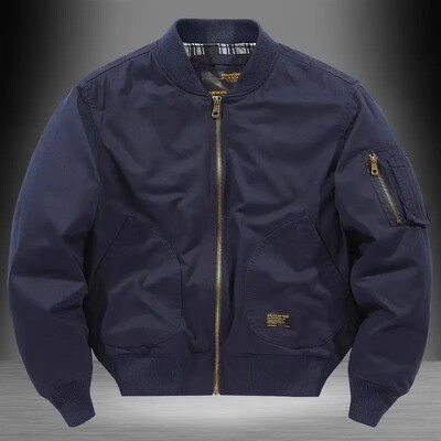 Japanski vintage trendy široki bomber jakna za muškarce Žene Par Proljeće Jesen Zima Tanka pamučna jakna