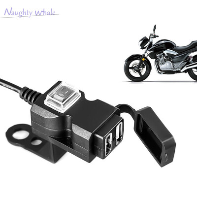 Motocikla lādētājs USB ātrā uzlāde BMW E60 K1200RS 1200GS ADV R1200GS 2004 310GS K100 F800R K1600GTL 310R K1300S vāciņš