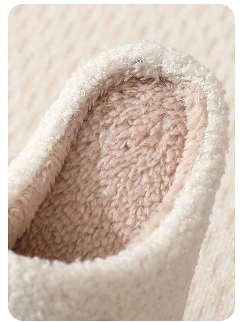 Modes ziemas siltas mājas čības sievietēm Pāris iekštelpu aļņiem skaistas čības Brieža raksta sieviete Vieglas neslīdošas čības