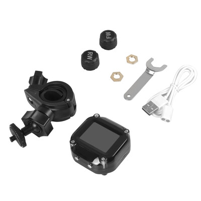 Motocikl TPMS senzori tlaka u gumama Motor TMPS sustav nadzora tlaka u gumama Vanjski senzor gume na 2 kotača za motocikl