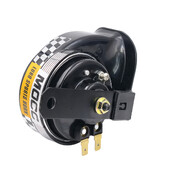 12V gliemežu gaisa signāltaure Skaļš universāls motocikla signāltaure 130dB 510hz elektriskais gliemežu skaņas signāls motociklu automašīnai motociklu kravas automašīnai