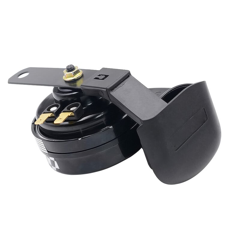 12V gliemežu gaisa signāltaure Skaļš universāls motocikla signāltaure 130dB 510hz elektriskais gliemežu skaņas signāls motociklu automašīnai motociklu kravas automašīnai