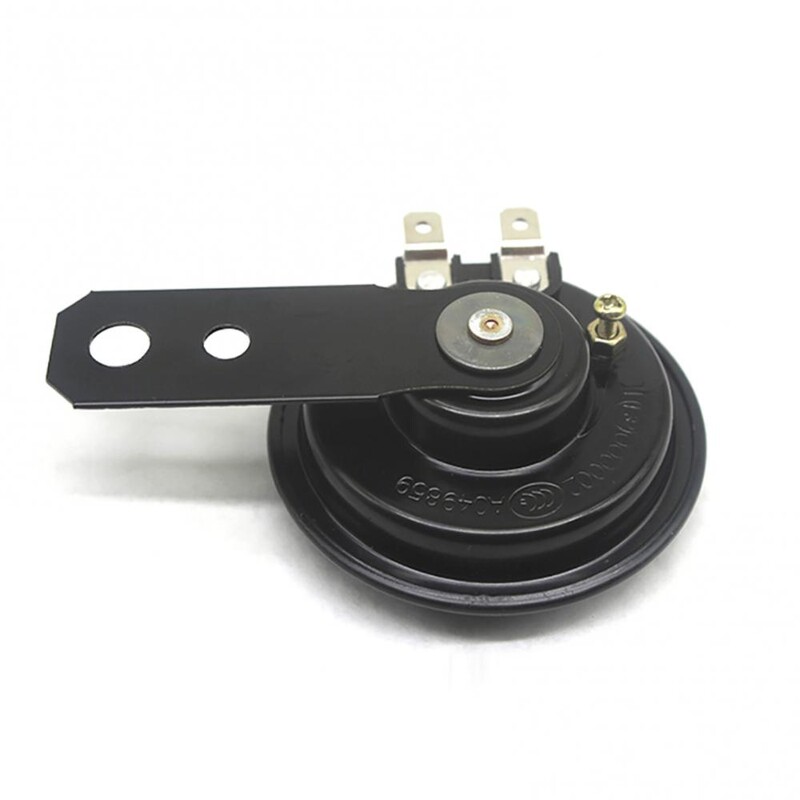 Kit claxon electric universal pentru motociclete 12V 1.5A 105db Difuzoare rotunde cu claxon tare rezistente la apa pentru scooter, ciclomotor, Dirt Bike ATV