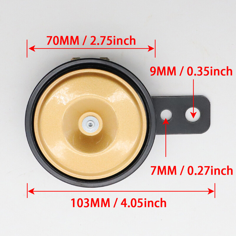 LVEE DL80 Serija boja Univerzalna motociklistička truba 12V 105db Vodootporni električni Moto bicikl Motorni skuter ATV UTV Golf kolica