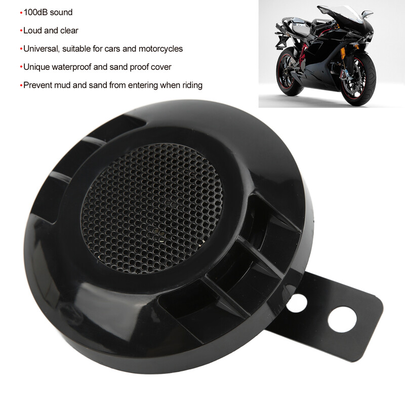 Elektriskais gliemežu raga ūdensizturīgs 100dB skaļš universāls skaļrunis automašīnu motocikliem 12V