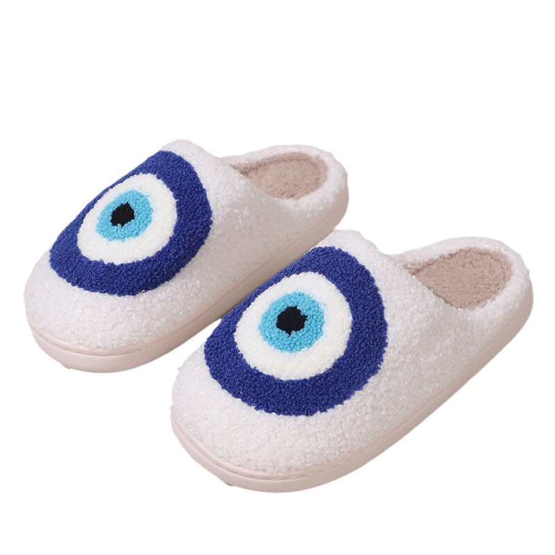 Ringi kohevad sussid Sügis- ja talvekodu siseruumides puuvillased sussid sooja paksu põhjaga kodu plüüsis sussid