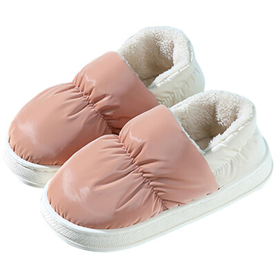 Ženske plišane, tople čizme za snijeg, protuklizne, debele pete, pamučne cipele, udobne, deblje, kućne papuče, čizme na navlačenje, cipele za unutra vani