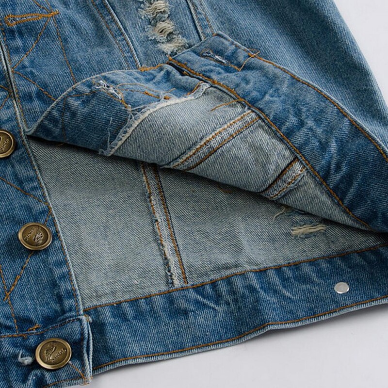Jauna 2024. gada vīriešu džinsu jaka bez piedurknēm Vīriešu lielizmēra 4XL zila džinsa veste Vīriešu kovboju džinsu veste Vīriešu džinsu veste
