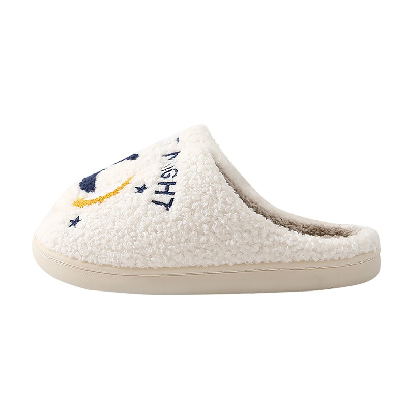 Papuci de casă anti-alunecare Cozy Moon Meet Me At Midnight Moale Călduș Iarna Dormitor Plat Bumbac Taylor Style Fete Swift Shoes
