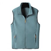 Hot Men Polar Fleece Vests Outdoor Veste Unisex Multi kabatas Silta Vēja Necaurlaidīga Ziemas Jauna Pārgājienu Ski Cargo Veste