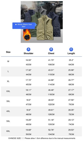 Зимни мъжки жилетки с много джобове Ежедневни външни поларени жилетки за мъже Топли фотографски инструменти Якета без ръкави Облекло