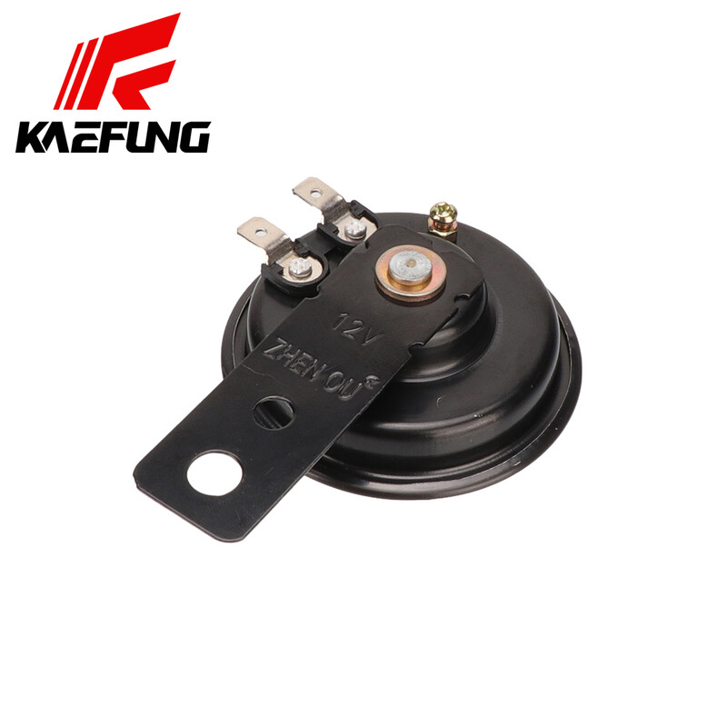 Horn motociklo garsiakalbis Universal Black Mini Air Horn 48v 60v, tinka dviračiui, sunkvežimiui, dviračiui, motoroleriui, keturračiui, elektriniam motociklui