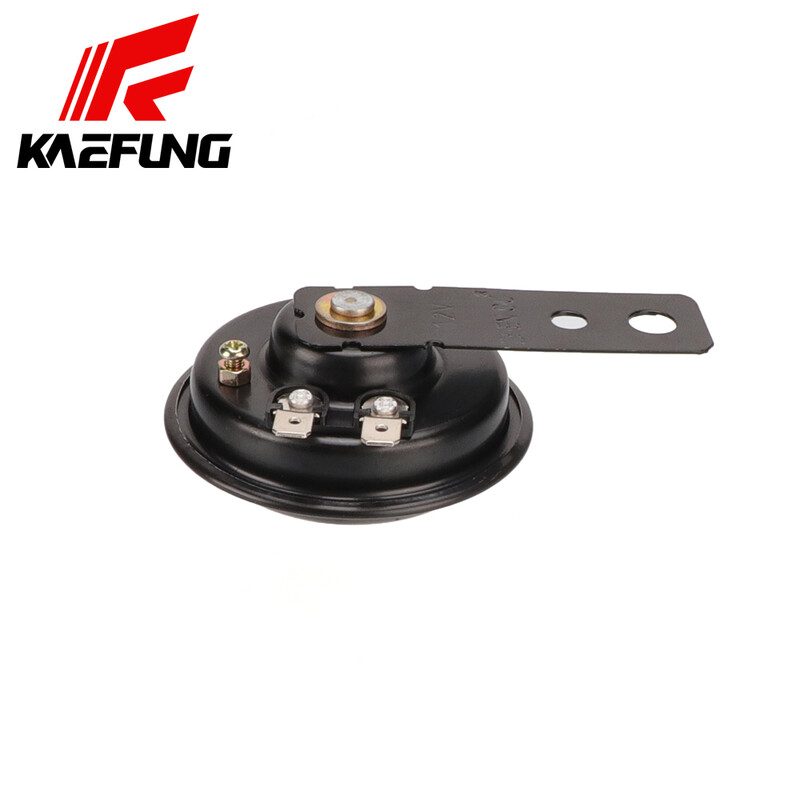 Horn motociklo garsiakalbis Universal Black Mini Air Horn 48v 60v, tinka dviračiui, sunkvežimiui, dviračiui, motoroleriui, keturračiui, elektriniam motociklui