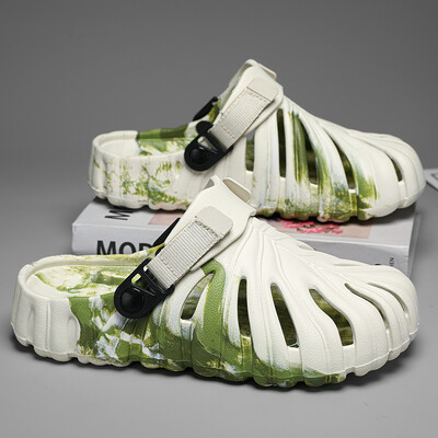 Muške cipele 35-45 Ekološki prihvatljive Green Leaf EVA papuče Kamuflažne vanjske udobne sandale Ženske japanke za par na plaži