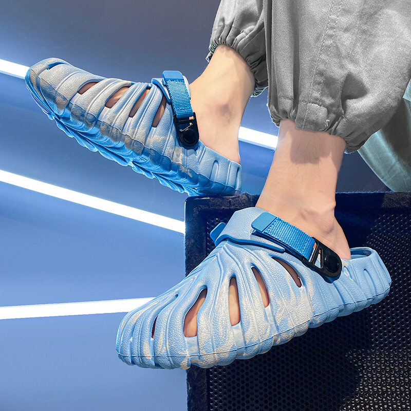 Muške cipele 35-45 Ekološki prihvatljive Green Leaf EVA papuče Kamuflažne vanjske udobne sandale Ženske japanke za par na plaži