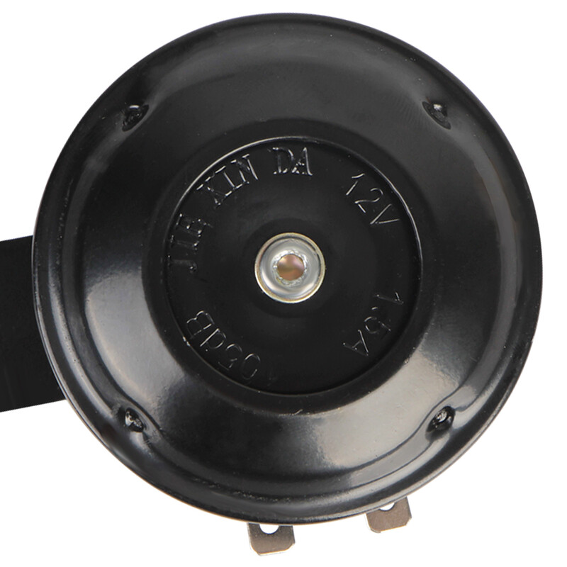 12V garso signalas 1,5A 105db motociklo elektrinis garso signalo rinkinys Universalus vandeniui atsparus apvalus garsiakalbių garsiakalbis, skirtas motociklui