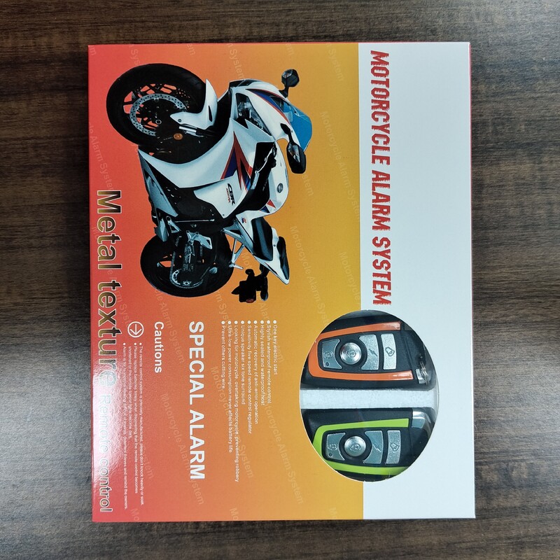 Universāla motocikla pretaizdzīšanas 125db dzinēja palaišanas tālvadības pults atslēga, ūdensnecaurlaidīga motocikla motorollera drošības signalizācijas sistēma