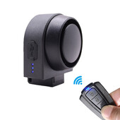 Alarmă de vibrații pentru bicicletă fără fir 115dB IP55 Alarmă pentru motocicletă impermeabilă Telecomandă Antifurt Detector de biciclete Sistem de alarmă