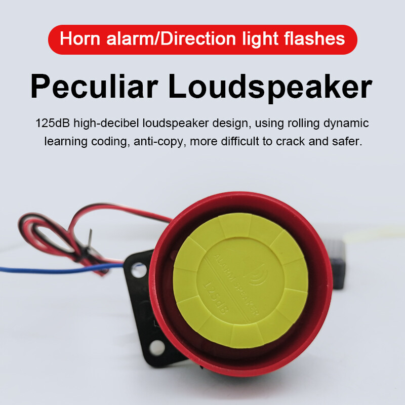 Dzinēja palaišanas imobilaizera tālvadības pults Motocikla velosipēda vienvirziena drošības signalizācijas sistēma