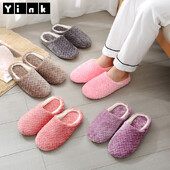 Jaunas žakarda mīkstas, ērtas, neslīdošas, mīkstas apakšas, klusas zamšādas čības, neslīdošas koka grīdas iekštelpu kokvilnas čības, pāris