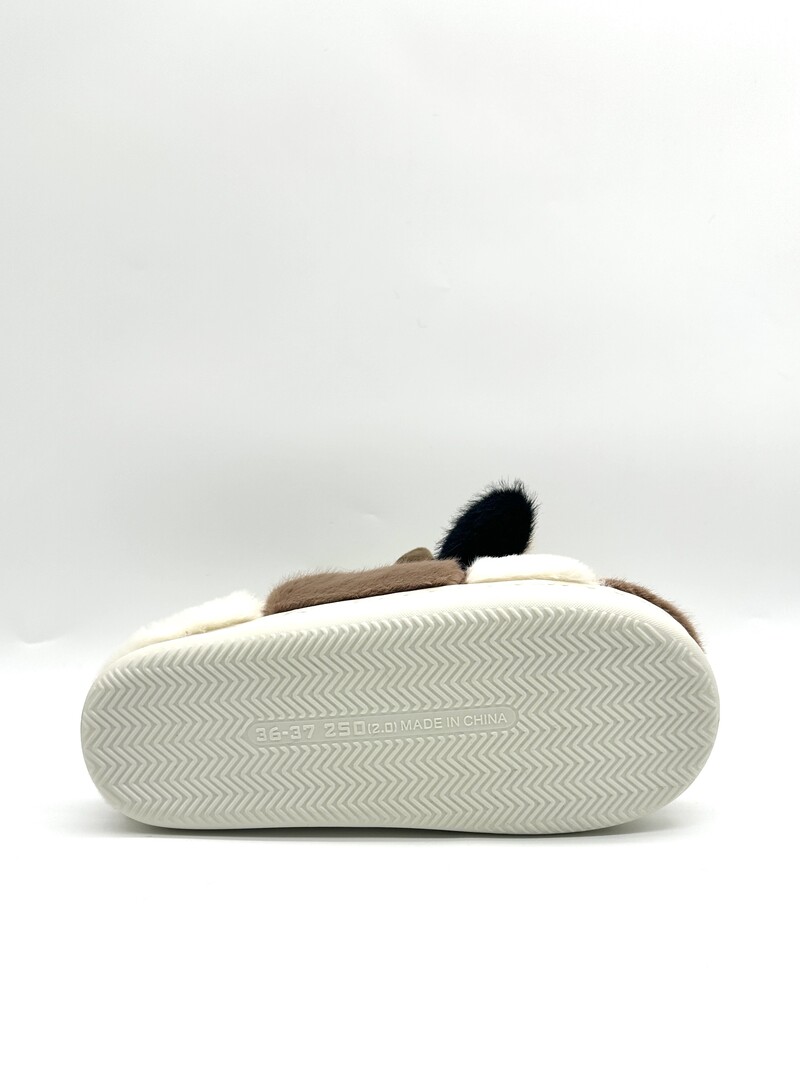 kravlje papuče slatke mekane jastučići cipele za dvoranu 3D dizajn žene muške veličine tobogani