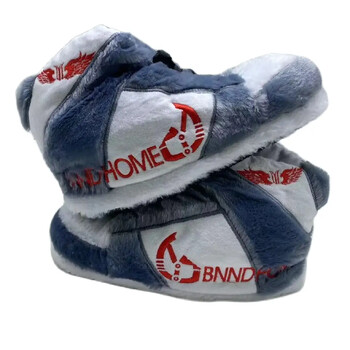 BNNDHOME Winter Warm One Size Sneaker Unisex Παντόφλες εσωτερικών χώρων Γυναικείες ανδρικές συρόμενες πατώματα κρεβατοκάμαρας Home Βαμβακερά παπούτσια